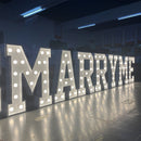 Metal Marquee"MARRY ME" - VINTAGE SIGN
