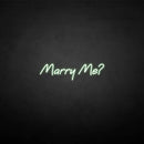 'Marry me ?' neon sign - VINTAGE SIGN