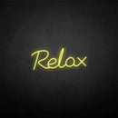 'Relax' neon sign - VINTAGE SIGN
