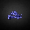 'hello beautiful' neon sign - VINTAGE SIGN