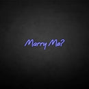 'Marry me ?' neon sign - VINTAGE SIGN