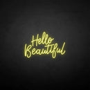 'hello beautiful' neon sign - VINTAGE SIGN