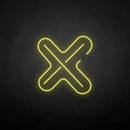 'Cross' neon sign - VINTAGE SIGN