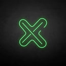 'Cross' neon sign - VINTAGE SIGN
