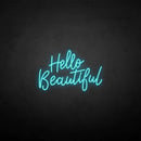 'hello beautiful' neon sign - VINTAGE SIGN