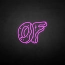 'OF' neon sign - VINTAGE SIGN