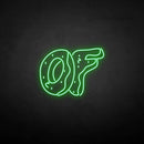'OF' neon sign - VINTAGE SIGN
