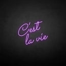 'C'est la vie' neon sign - VINTAGE SIGN