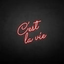'C'est la vie' neon sign - VINTAGE SIGN