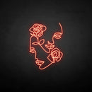 'Flower and people' neon sign - VINTAGE SIGN