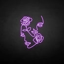 'Flower and people' neon sign - VINTAGE SIGN