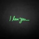 'I love you' neon sign - VINTAGE SIGN