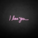 'I love you' neon sign - VINTAGE SIGN
