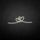 'heart by heart' neon sign - VINTAGE SIGN