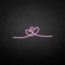 'heart by heart' neon sign - VINTAGE SIGN