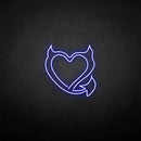 'Devil heart' neon sign - VINTAGE SIGN