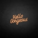 'Hello Gorgous2' neon sign - VINTAGE SIGN