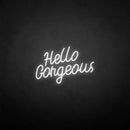'Hello Gorgous2' neon sign - VINTAGE SIGN