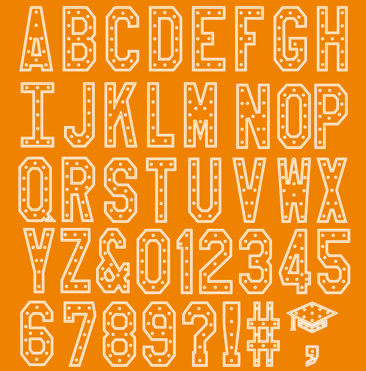 Led Metal Marquee Letter "A-Z" 4ft,3ft,2ft Tall