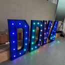 Led Metal Marquee Letter "ITS A BOY" 4ft,3ft,2ft Tall