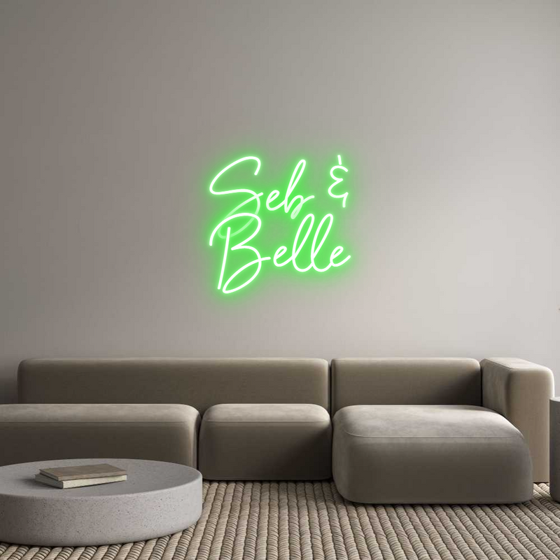 Custom Neon: Seb &
Belle