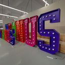Custom Large LED Metal Marquee Letters,Battery Powered Marquee Numbers
