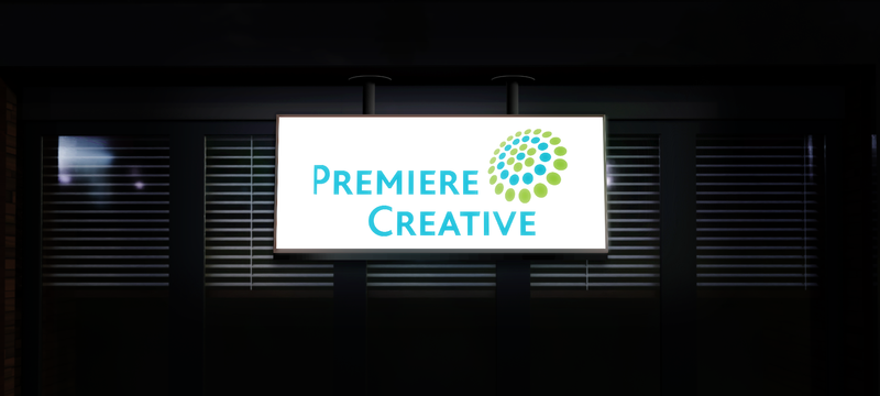 Custom Lightbox Signage for Premiere Creative