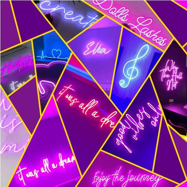 Customize a variety of neon font names and patterns led neon signs - VINTAGE SIGN