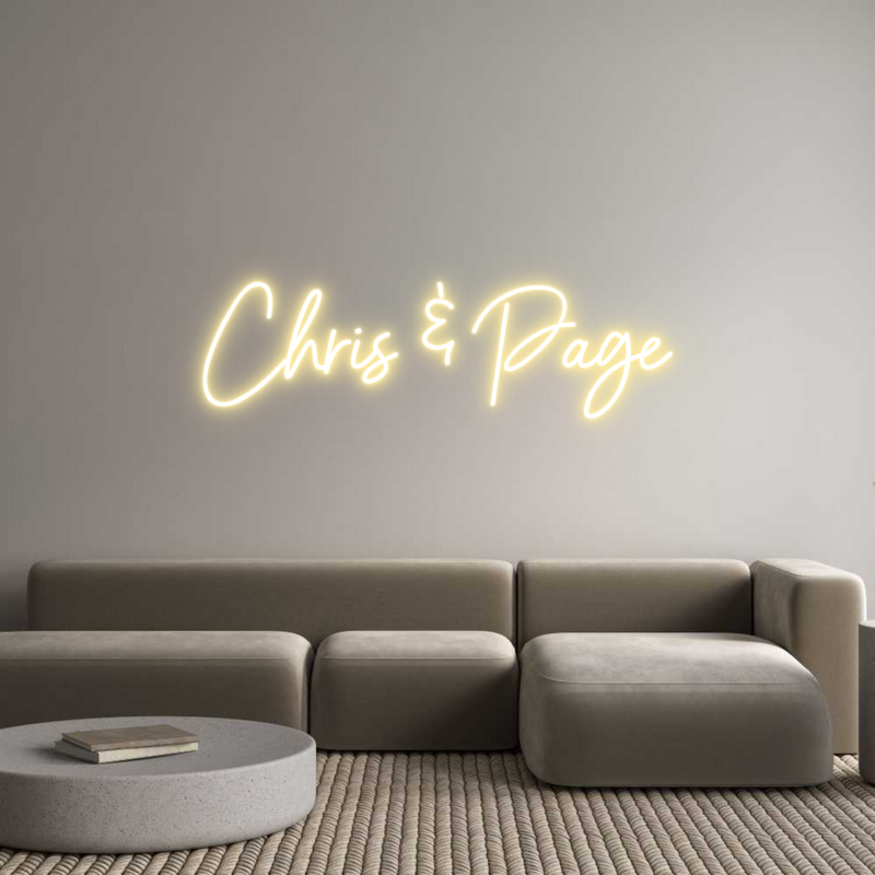 Custom Neon: Chris & Page