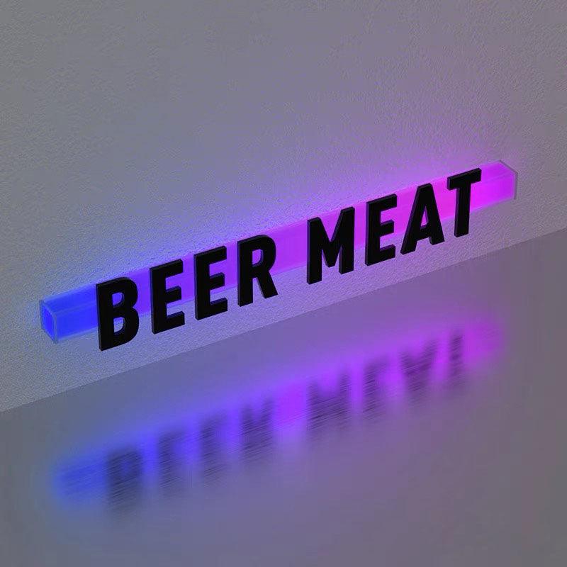 Acrylic 3D neon door head light box - VINTAGE SIGN