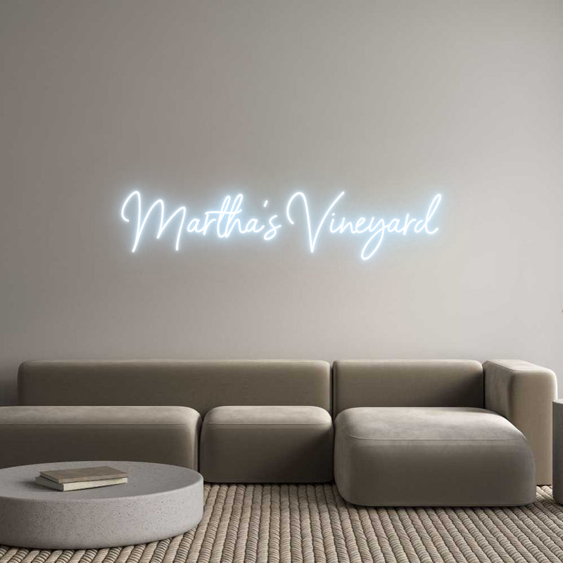 Custom Neon: Martha's Vine...