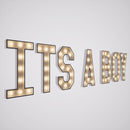Led Metal Marquee Letter "ITS A BOY" 4ft,3ft,2ft Tall