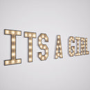 Led Metal Marquee Letter "ITS A GIRL" 4ft,3ft,2ft Tall