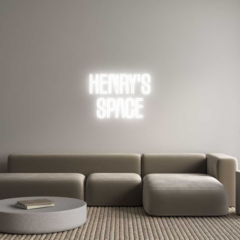 Custom Neon: Henry's
Space