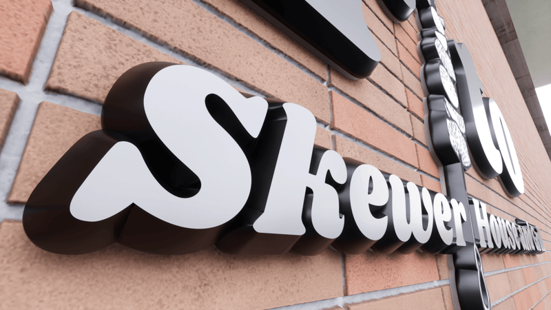 3D Front lit & Backlit signs for Friendy - VINTAGE SIGN