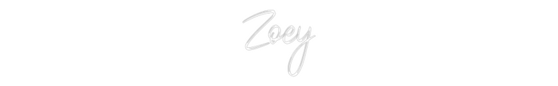 Custom Neon: Zoey