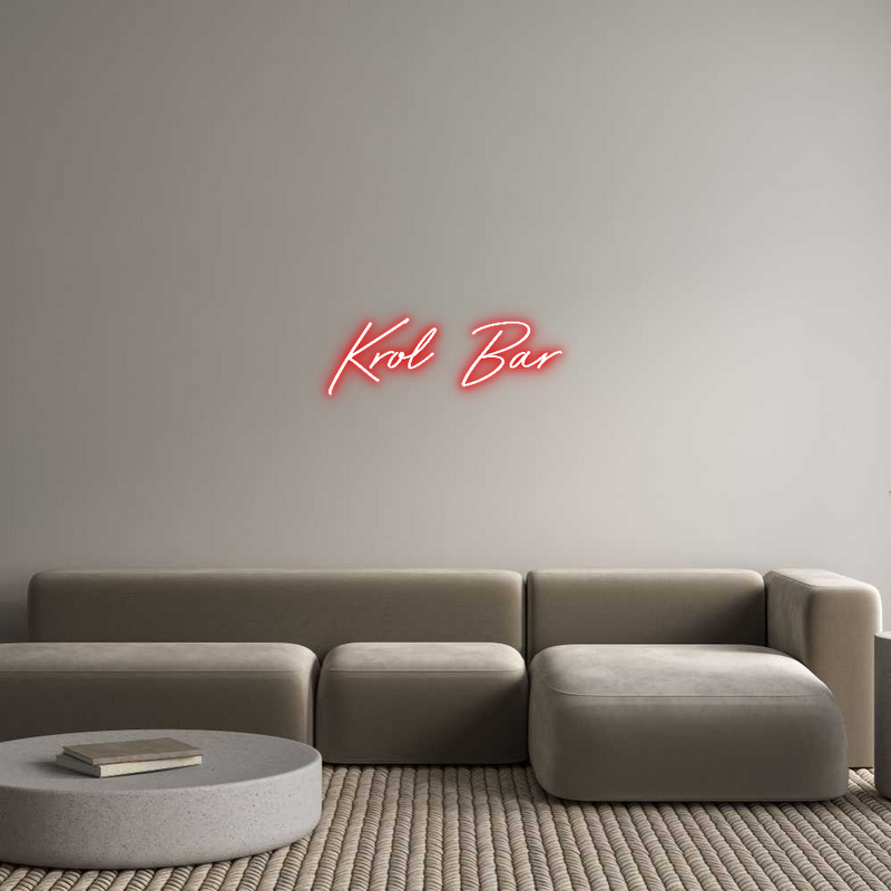 Custom Neon: Krol Bar