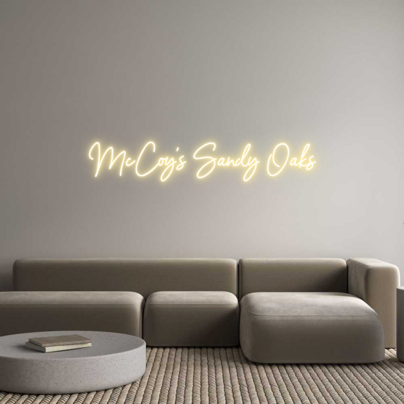 Custom Neon: McCoy’s Sandy...