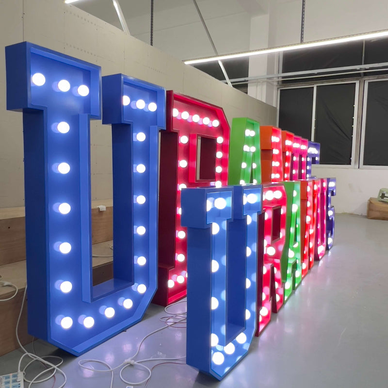 Custom 2FT/3FT/4FT Marquee Letter Lights