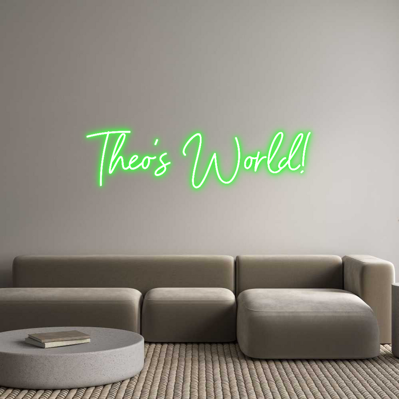 Custom Neon: Theo’s World!