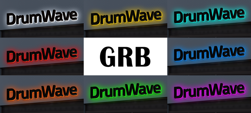 Custom Channel Letters for DrumWave