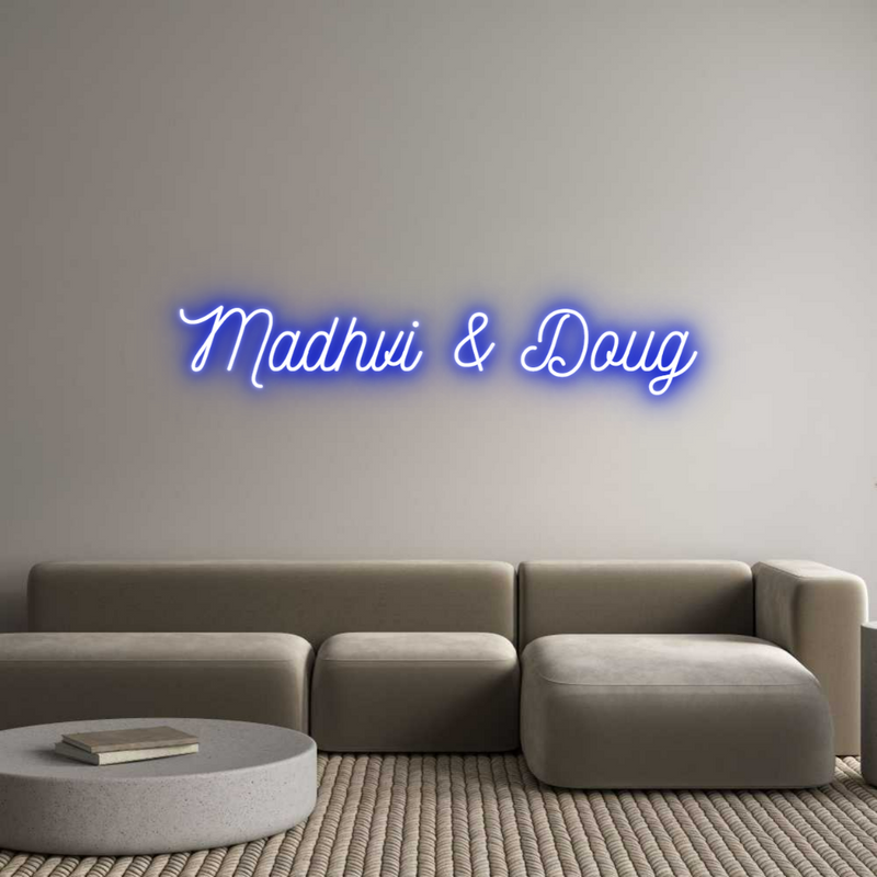 Custom Neon: Madhvi & Doug