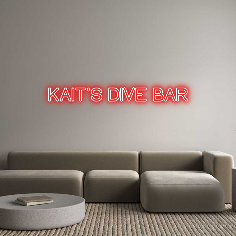 Custom Neon: KAIT'S DIVE BAR