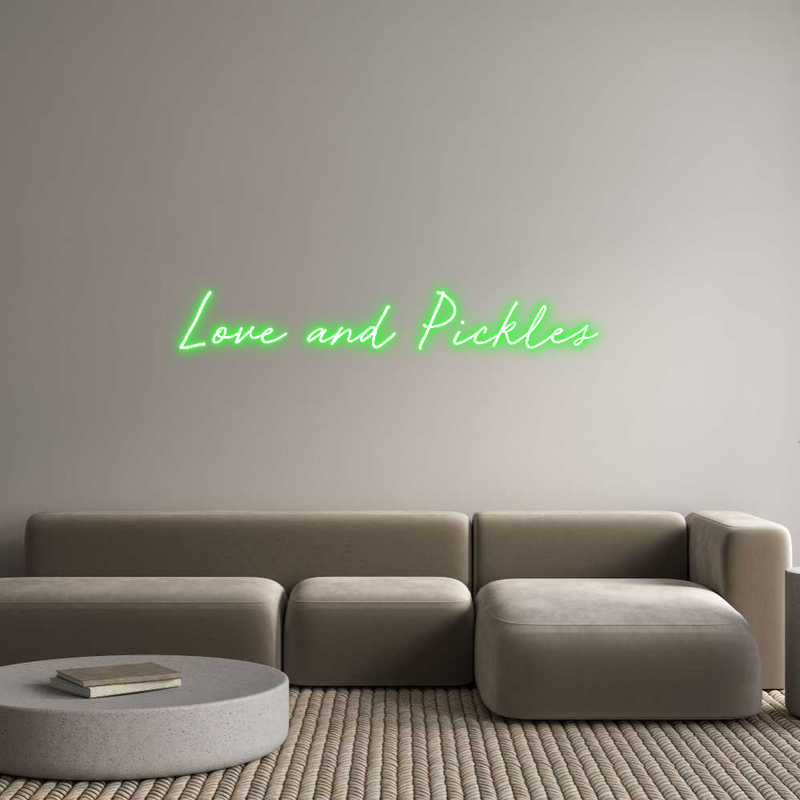 Custom Neon: Love and Pick...