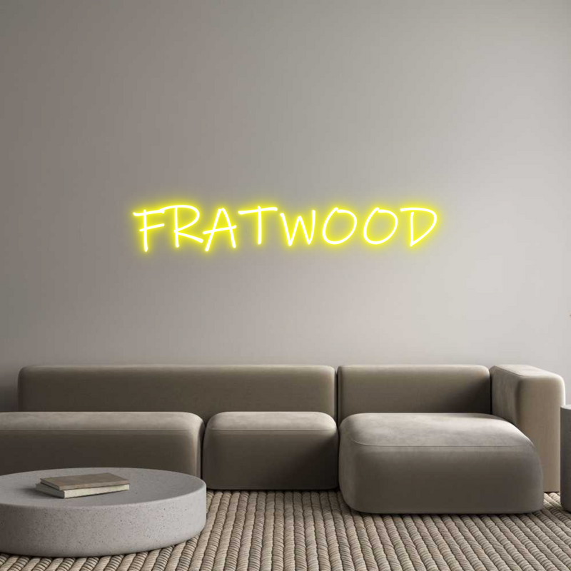 Custom Neon: FRATWOOD