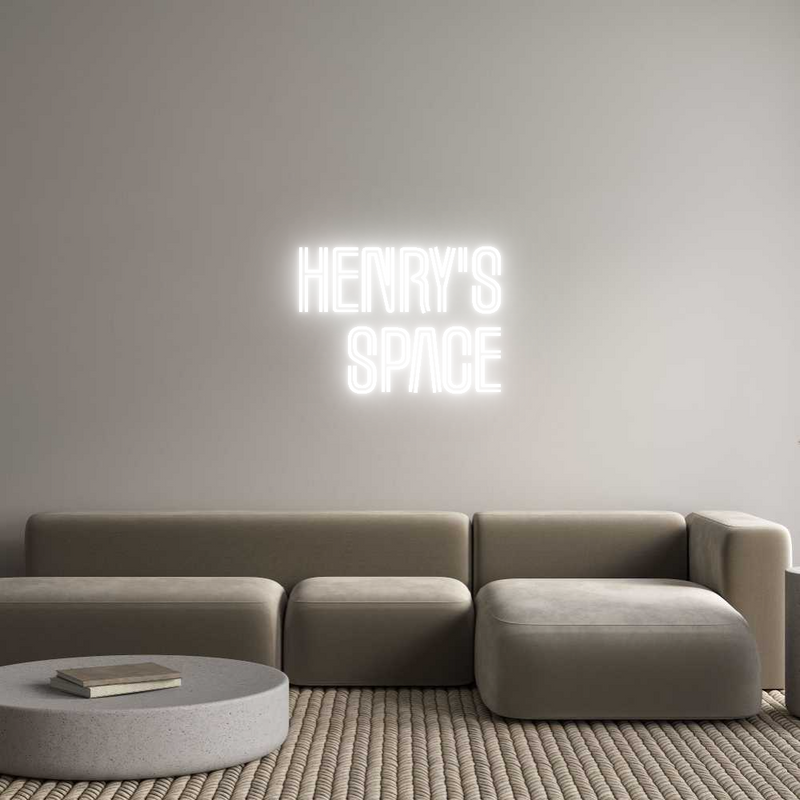 Custom Neon: Henry's
Space