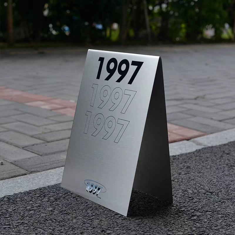 A - Frame Sidewalk Sign Stainless Steel - VINTAGE SIGN