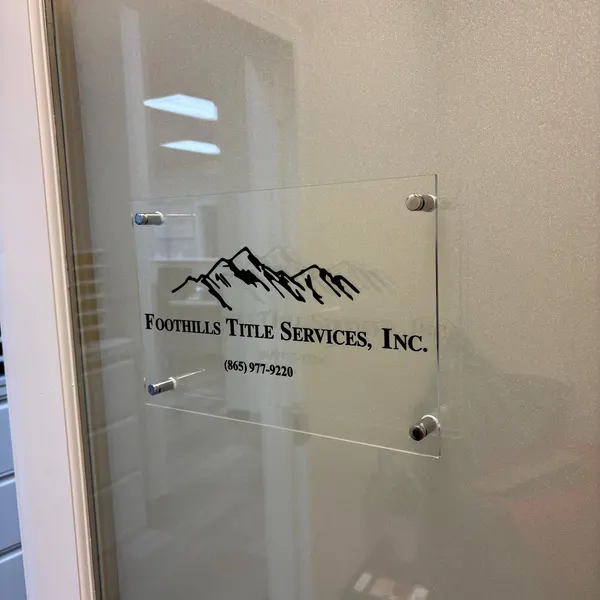 Custom Acrylic Signs