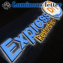 Custom LED metal backlight digital letter signs - VINTAGE SIGN