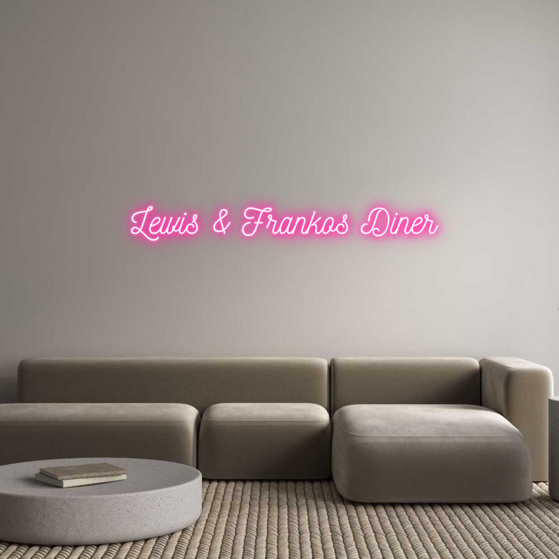 Custom Neon:  Lewis & Fran...